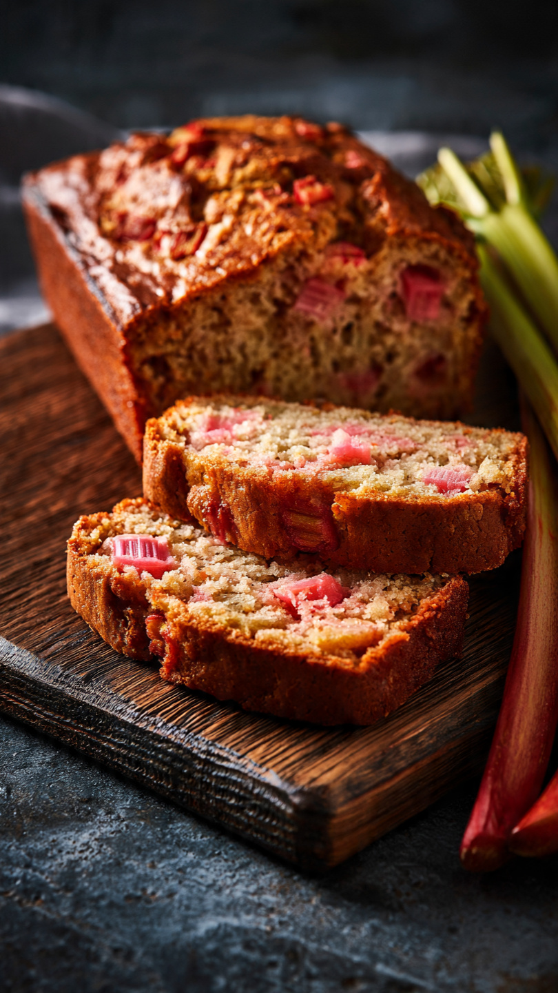 Rhubarb Bread: Moist, Tender, and Perfectly Tart