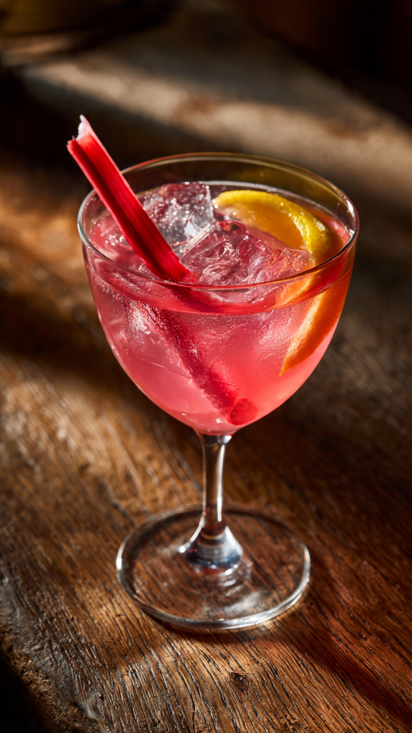 Rhubarb Cocktail (Sweet, Tart, and Totally Irresistible)