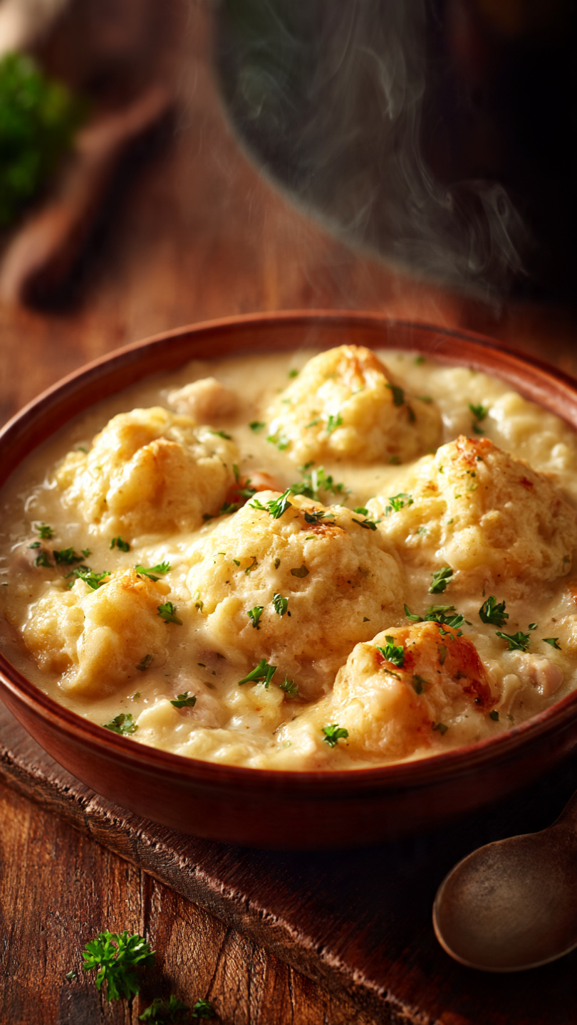 Crockpot Chicken and Dumplings