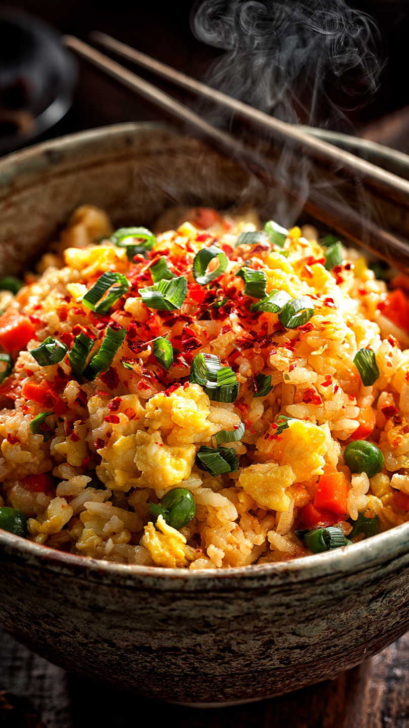 Spicy Egg Fried Rice
